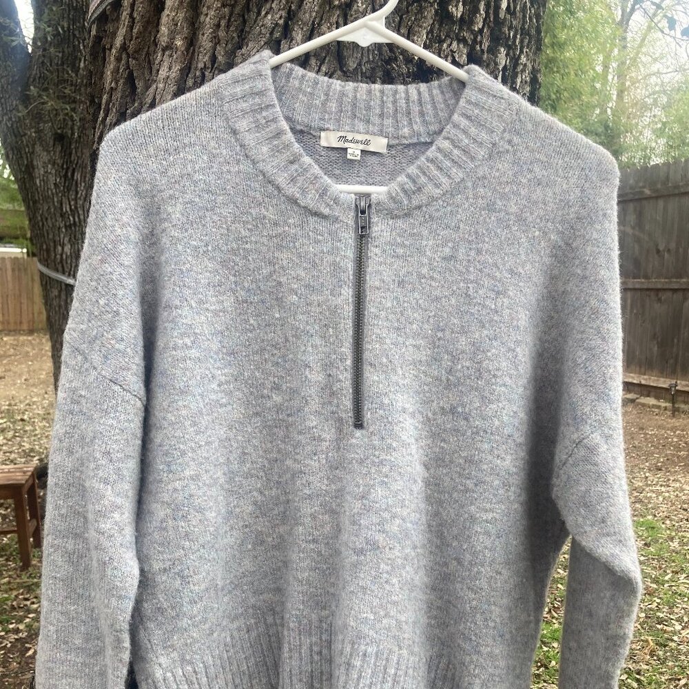 Madewell York Half-Zip Pullover Sweater